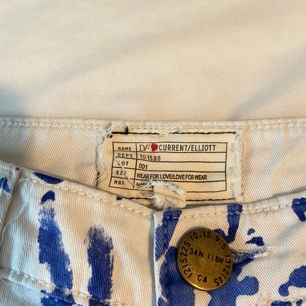 Current/Elliot Patterned Jeans - Picture 3 of 3